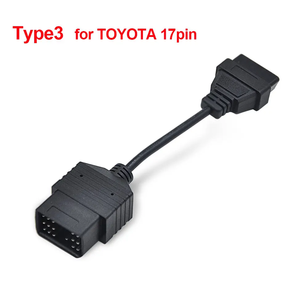 Мини VCI последний V13.00.022 интерфейс для TOYOTA TIS Techstream мини vci J2534 с FTDI FT232RL чип OBD2 Диагностический кабель - Цвет: for Toyota 17pin