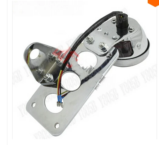 Хромированный Кронштейн для номерного знака с боковым креплением Honda Rebel CMX 250 CA125