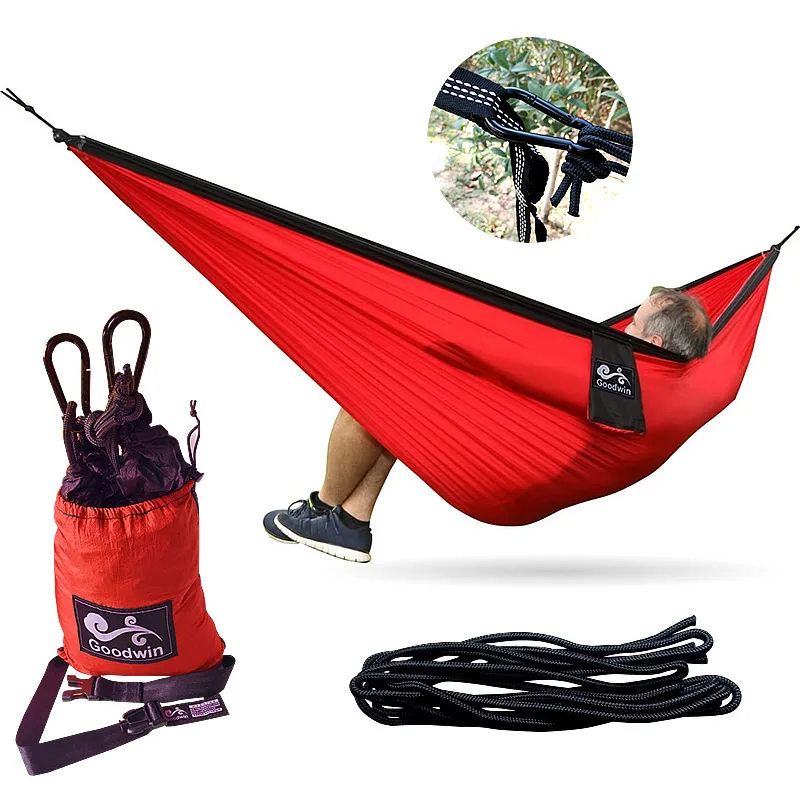 Лидер продаж гамак Новый дизайн 2 человека складной сад подвесной парашют