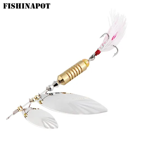 FISHINAPOT серебряная блесна 7 г/10 г