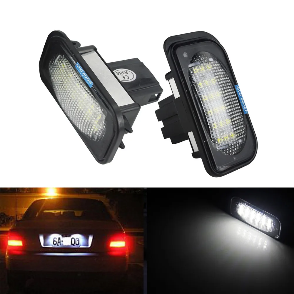 ANGRONG Автомобильная 18 SMD беласветодиодный Светодиодная лампа для номерного знака