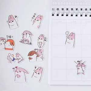 40 шт Новый Kawaii Chubby Rabbit серия Pet стикер пакет Горячая продажа деко упаковка стикер s школьные офисные принадлежности