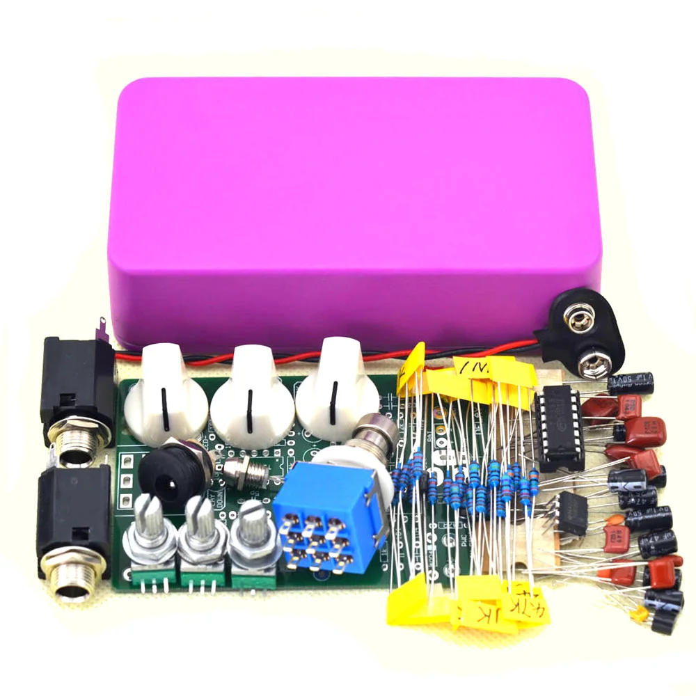 Гитарная педаль с задержкой 1 шт. полный набор педалью для создания эффектов на