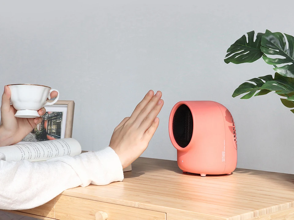 Xiaomi Mini Warmbaby тепловентилятор милый маленький нагреватель Настольный теплый электронный портативный обогреватель для зимы домашний офисный обогреватель