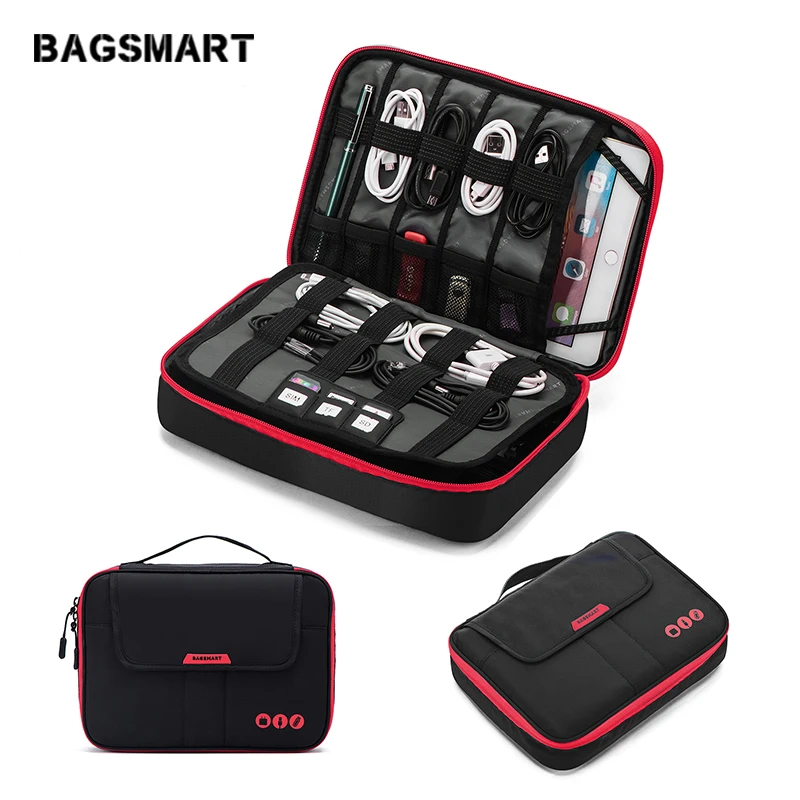 BAGSMART Дата кабель цифровые аксессуары отделочная сумка для передачи данных