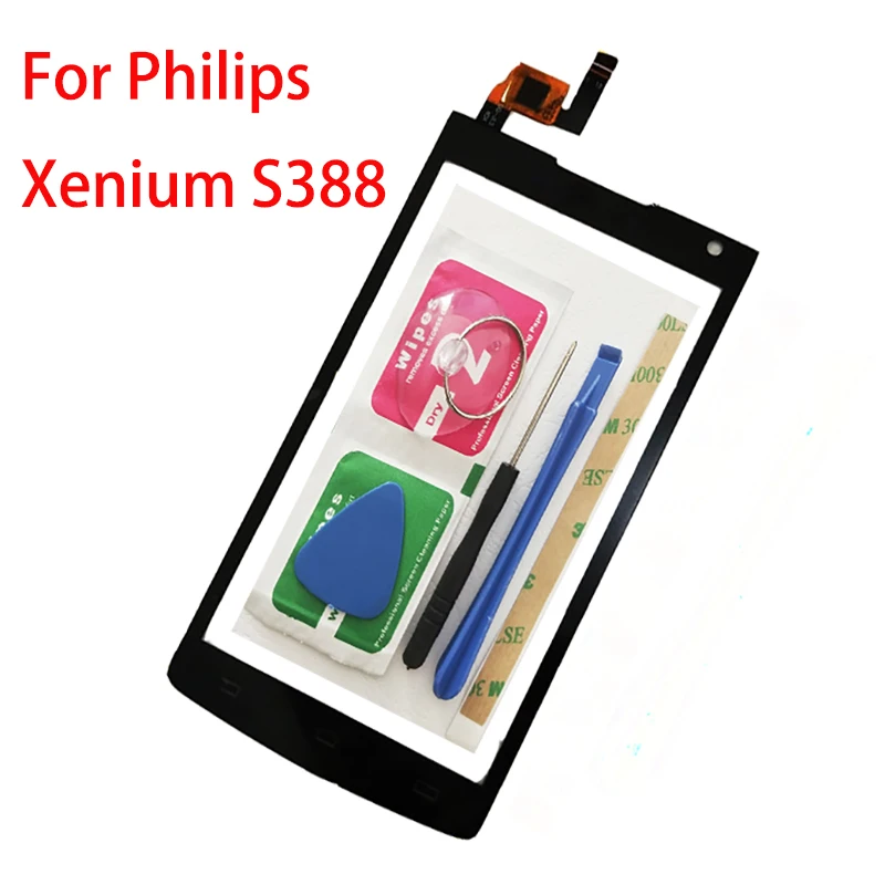 Дигитайзер для сенсорного экрана ZUCZUG 4 5 '' датчик мобильного телефона Philips Xenium