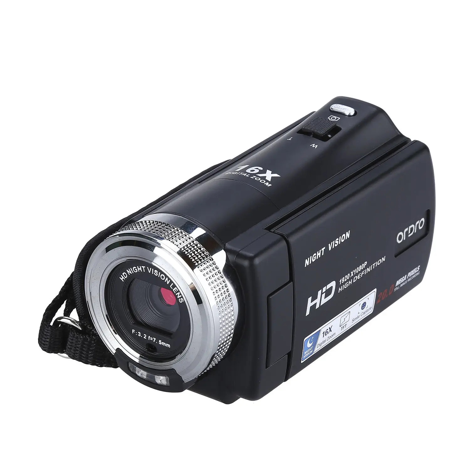 ORDRO HDV-V12 3 0 &quotlcd 1080P FHD цифровая камера видеокамера 16x Zoom DVR IR ночного видения CMOS
