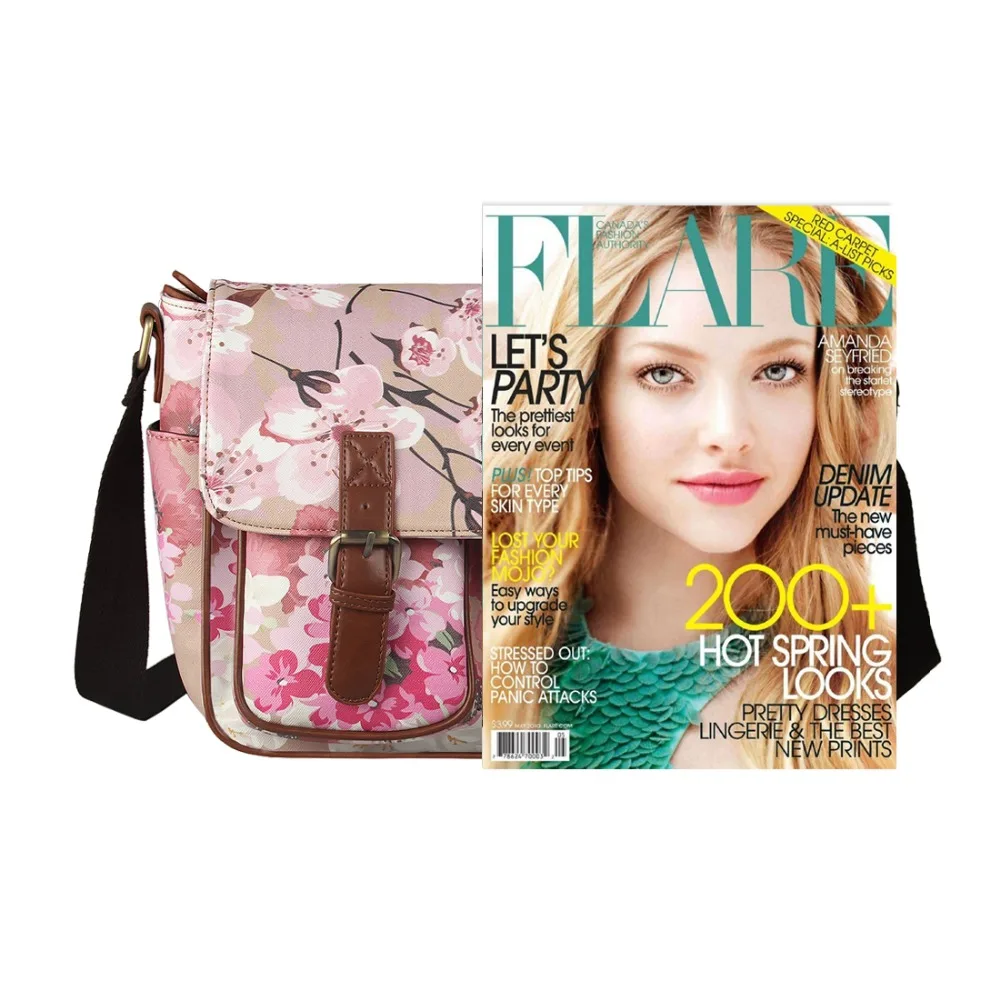 ECOSUSI женская сумка на плечо с цветочным принтом ретро сумки мессенджеры