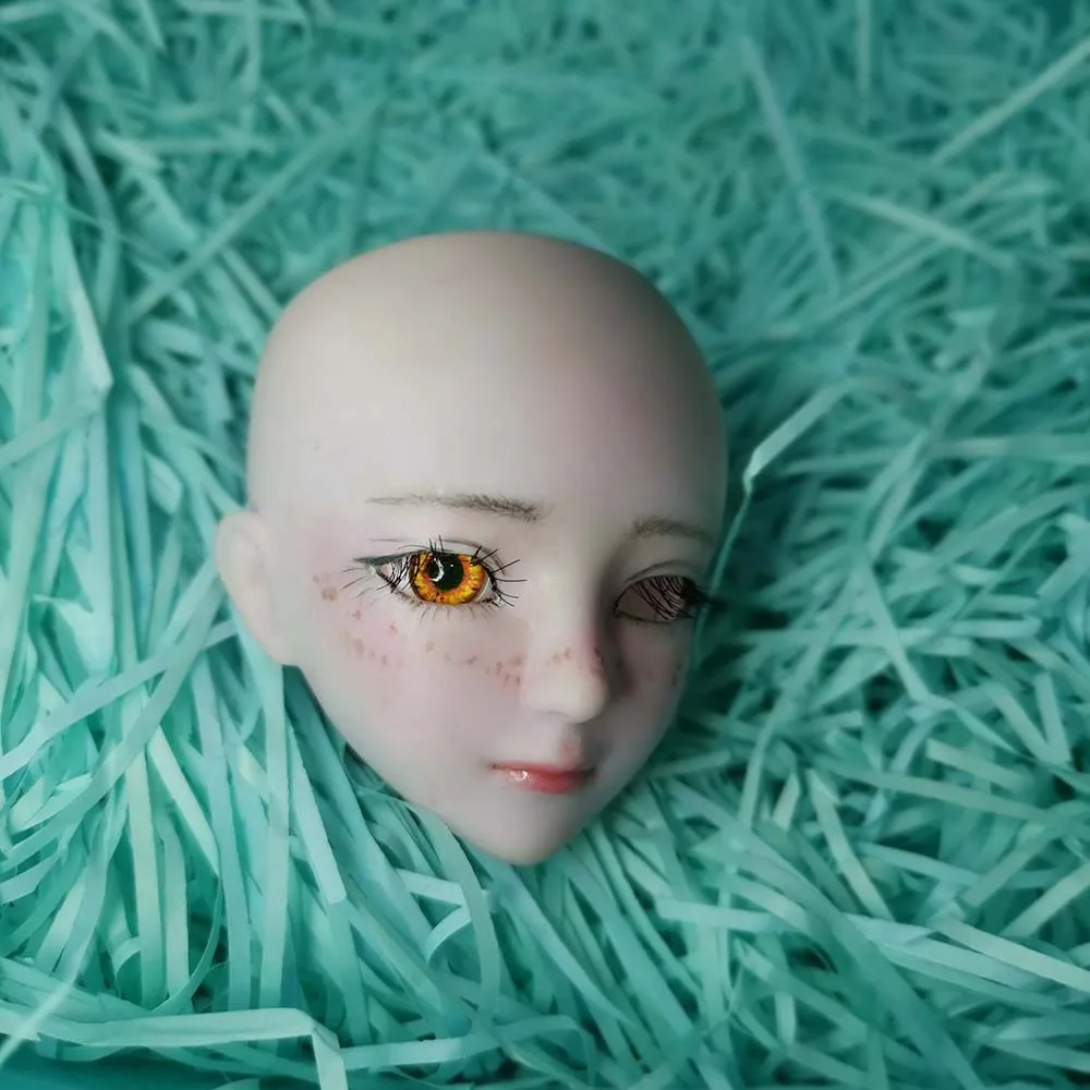 Круглые пластиковые очки для кукол bjd оранжевые желтые 1/4 1/3 1/6 BJD/SD SD MSD 12 мм 14 16 20 |