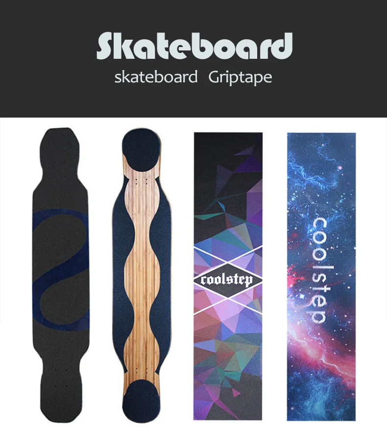 Высококачественные ручки для скейтборда Griptape Скейтборд наждачная бумага износостойкая толстая нескользящая водонепроницаемая для уличного скейтборда