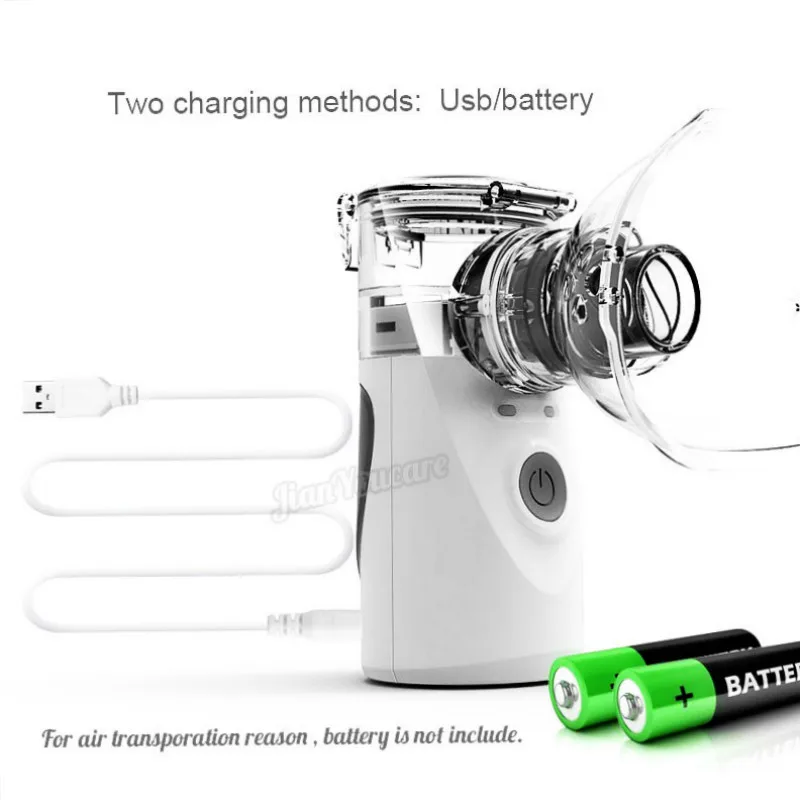 Mini Handheld silent Inhale Nebulizer Ultrasonic inalador Health Care Children Adult kids portable atomizer inhaler nebulizador