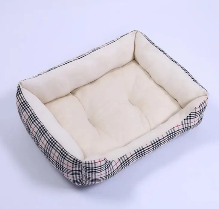 Beige Venxuis плед Зимний теплый коврик для животных дом для собак Мода хлопок спальный мягкий кровать для собак Щенок Кошка Диван Подушка - Цвет: Beige
