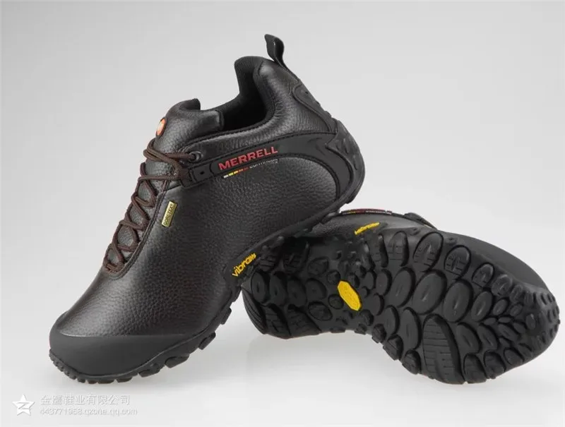 Новое поступление Merrell Мужская Уличная походная обувь, коричневая кожаная верхняя обувь