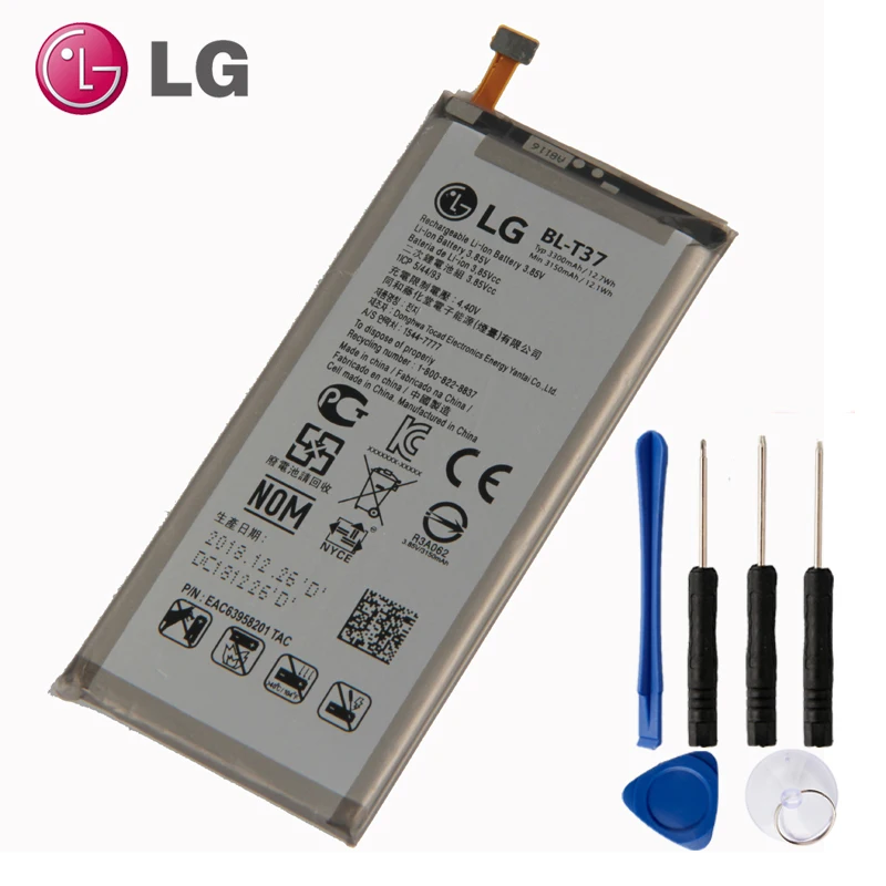 Оригинальный BL T37 телефон Батарея для LG Q Stylo 4 Q710 Q710MS LM Q710CS 3300 МА ч|Аккумуляторы