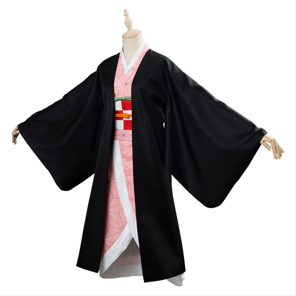 Костюм для косплея камадо незуко из клинок демона | Тематическая одежда и