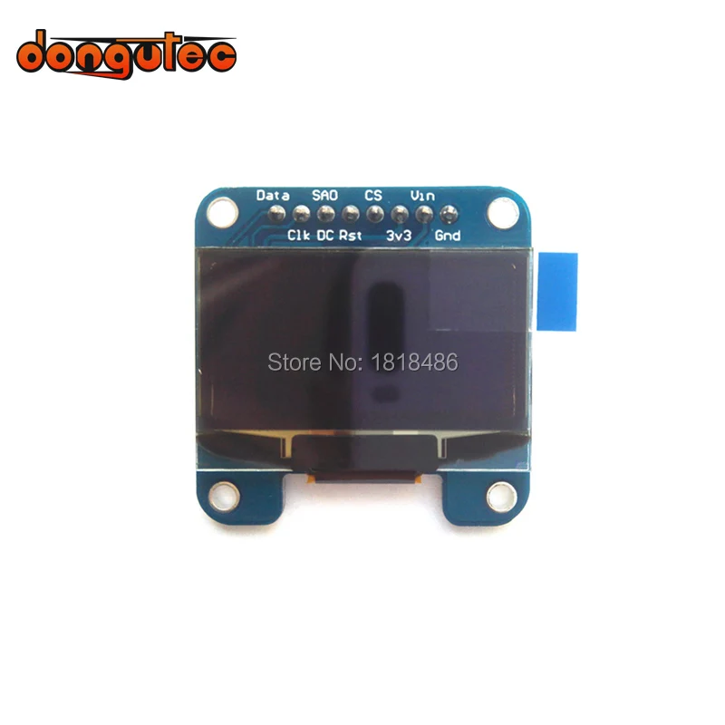 1.3&quot SSD1306 128x64 I2C/SPI OLED Module White Graphic Display Monochrome |