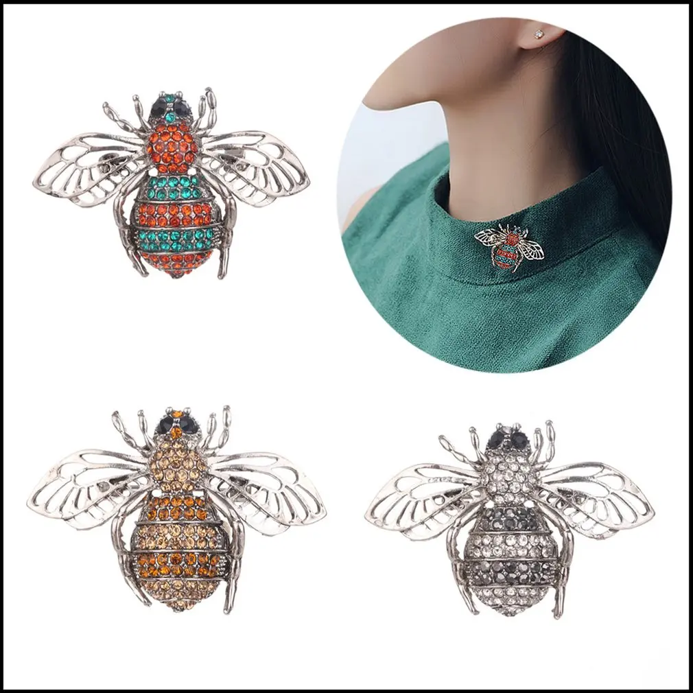 Брошь в виде пчелы брошь из сплава Рождественский Jingle Pin ювелирный подарок для