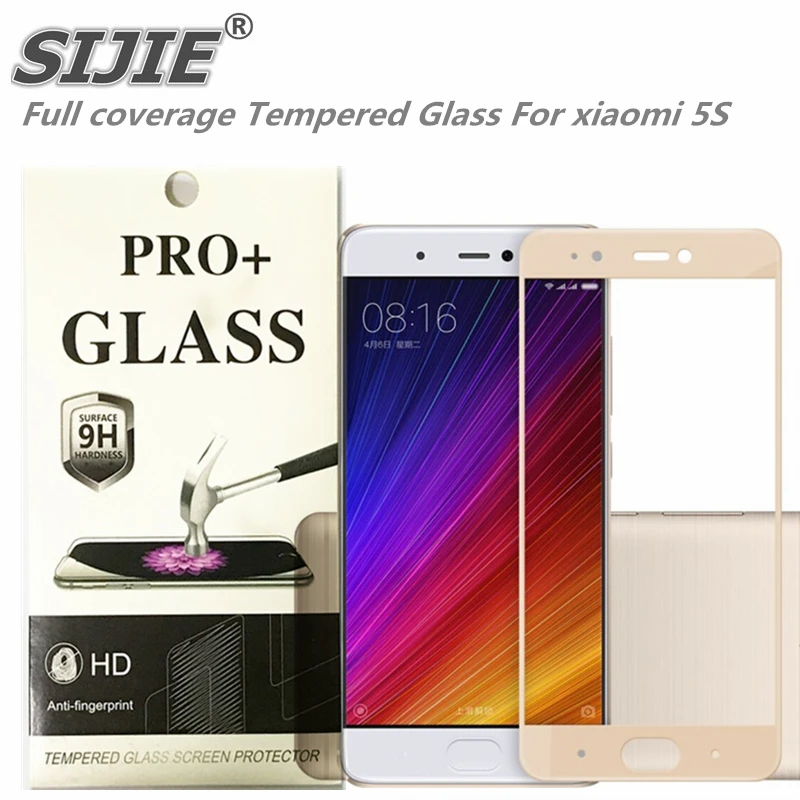 Полное покрытие из закаленного стекла для xiaomi 5S M5S MI5S 5 15 дюймов черный белый