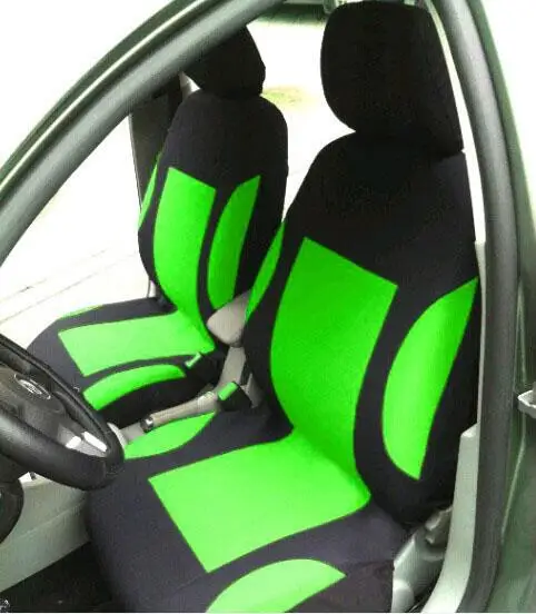 green 4pcs Универсальная Горячая Распродажа, Стильный чехол для автомобиля, аксессуары для салона автомобиля,, чехол для автомобильного сиденья - Название цвета: green 4pcs