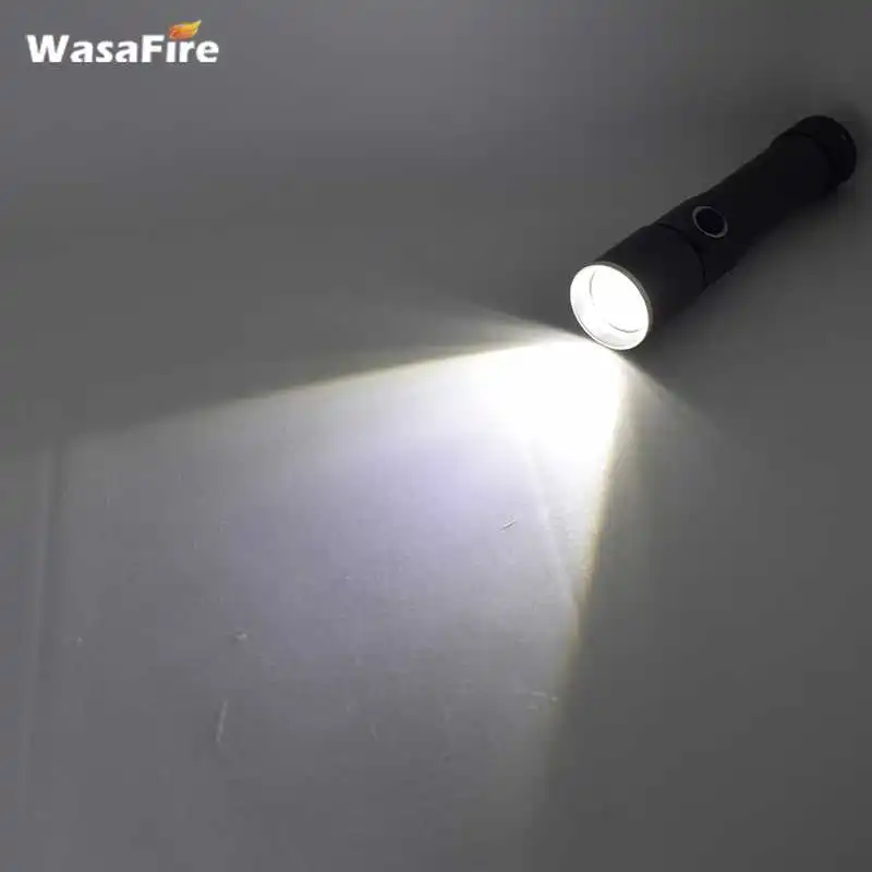 Мощный светодиодный фонарик с магнитом масштабируемой Q5 3 режима яркий фанарик