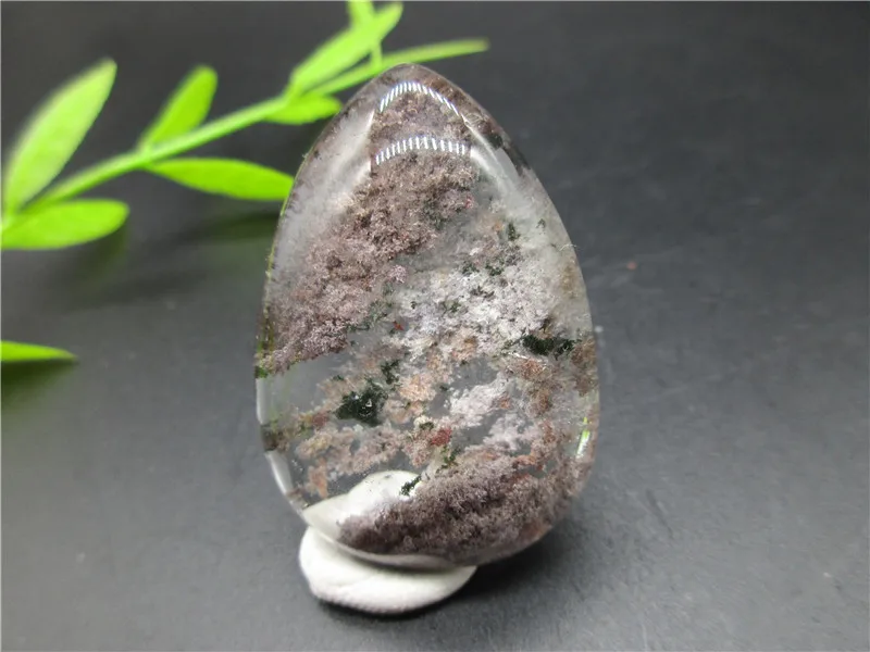 Редкие природные Chorite кристаллы сад красный Кристал фантом призрак кварцевые