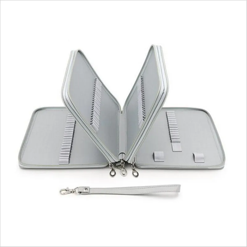 Чехол-карандаш из искусственной кожи с 124 отверстиями школьные сумки для девочек