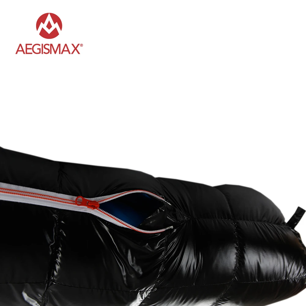 Aegimax профессиональный Сверхлегкий зимний спальный мешок с 90% утиного пуха для - Фото №1