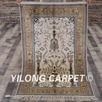 yilong 3x5 handmade persian popular design family carpet beige wholesale oriental rug yhw972b3x5