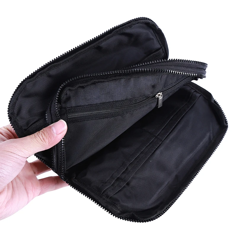 Двойная сумка кошелек для паспорта многофункциональная вместительная мужчин и