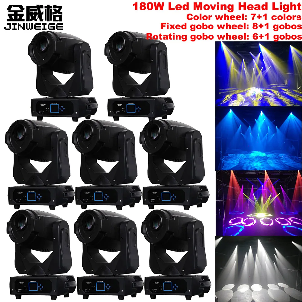 Бесплатная доставка 8 шт./лот Led Lyre 180 Вт Gobo LED Spot Moving Head Light для театрального театра