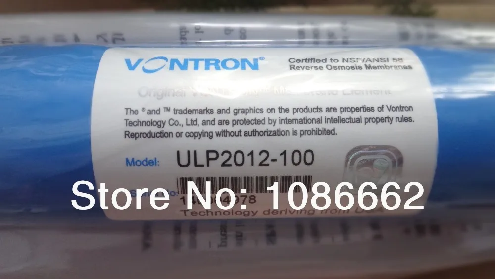 100 gpd RO Membrane Vontron ULP2012-100 for Water Filter Free Shipping |