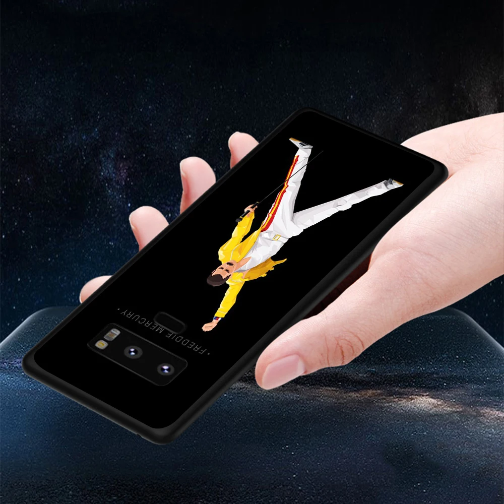 WEBBEDEPP Фредди Меркури Queen band TPU чехол для Samsung Galaxy A10 A30 A40 A50 A70 A6 A8 A9 J6 2018 Note 8 9 мягкий |