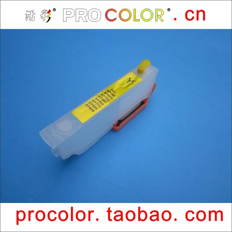 Многоразовый чернильный картридж PROCOLOR IC70 с чипами ARC для epson EP 805 805A 805AR 805AW EP-805 EP805AR