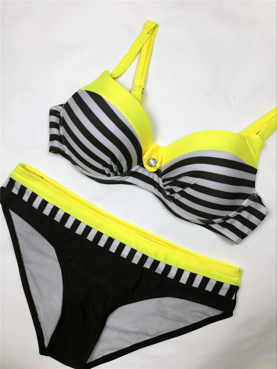 Новинка сексуальное Бразильское бикини YICN с эффектом пуш-ап женский купальник