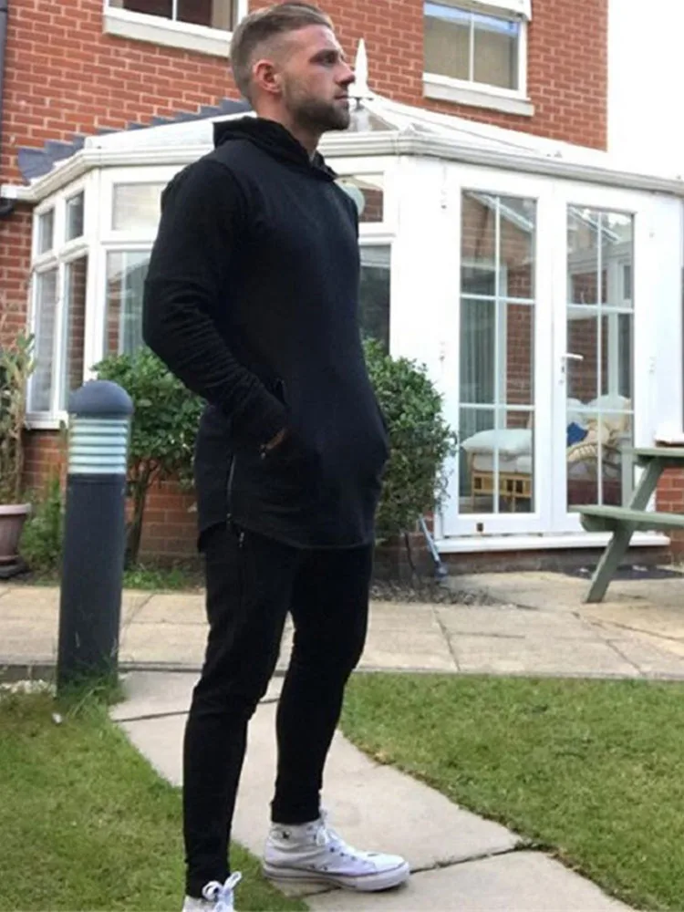 Мужские спортивные штаны для спортзала хлопковые мужские фитнеса повседневные