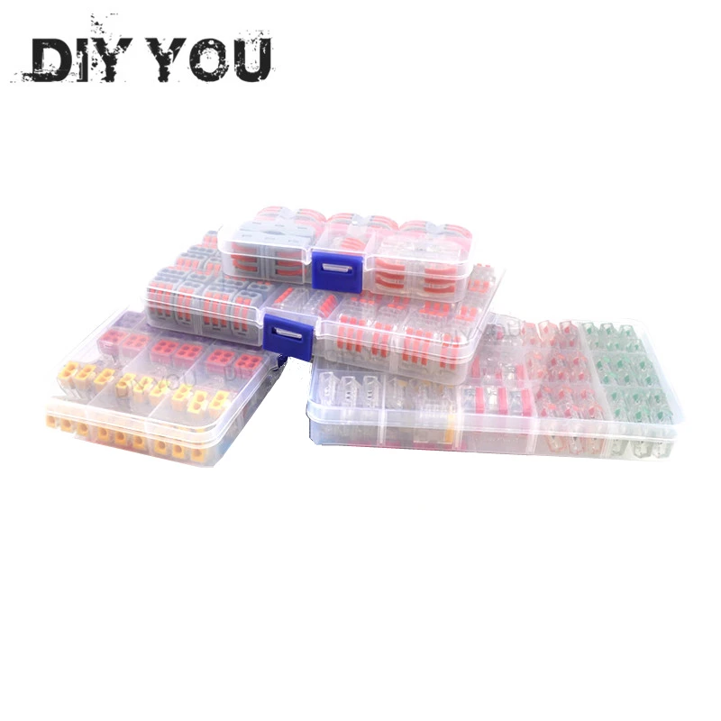 Смешанные коробки DIY вы провода разъем универсальный компактный клеммный блок