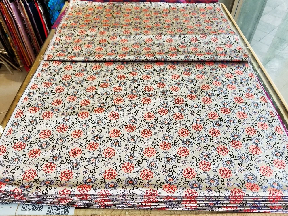 Китайская шелковая парчовая тканая Дамасская ткань Чонсам Подушка