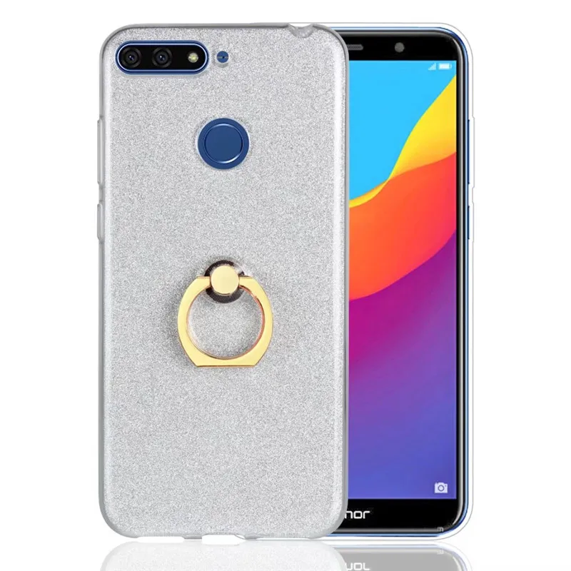 Роскошный блестящий сверкающий Мягкий силиконовый чехол из ТПУ для Huawei Honor 7A Pro