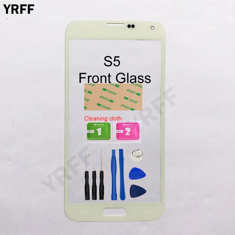 Внешнее стекло для Samsung Galaxy S4 i9500 Mini i9192 S5 I9600 (без сенсорного экрана