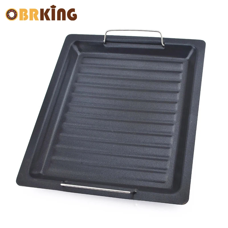 Стальная антипригарная квадратная форма для выпечки OBRKING сделай сам