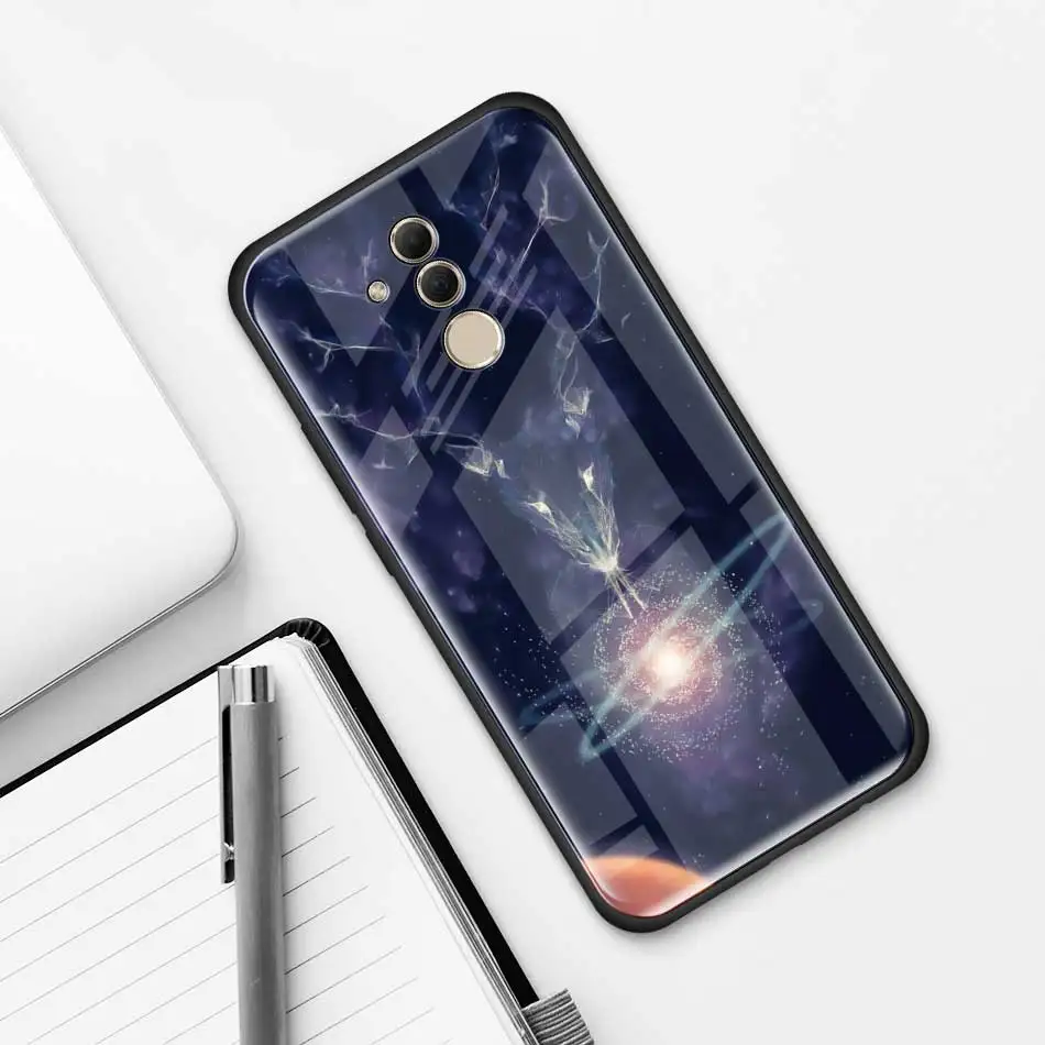 Чехол из закаленного стекла с изображением животных оленя льва Для huawei P30 Pro P10 P20 P30 Lite mate 10 20 Pro Honor 20 Pro 8X