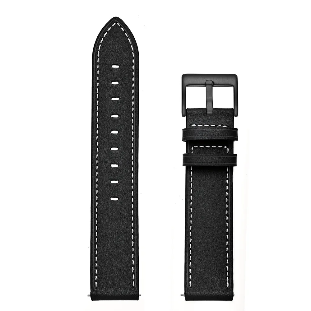 Кожаный браслет для Garmin Vivoactive 3/Vivomove HR/Benz/SQ ремешок Samsung Galaxy Watch 3 41 мм 42 мм/Active 2 20