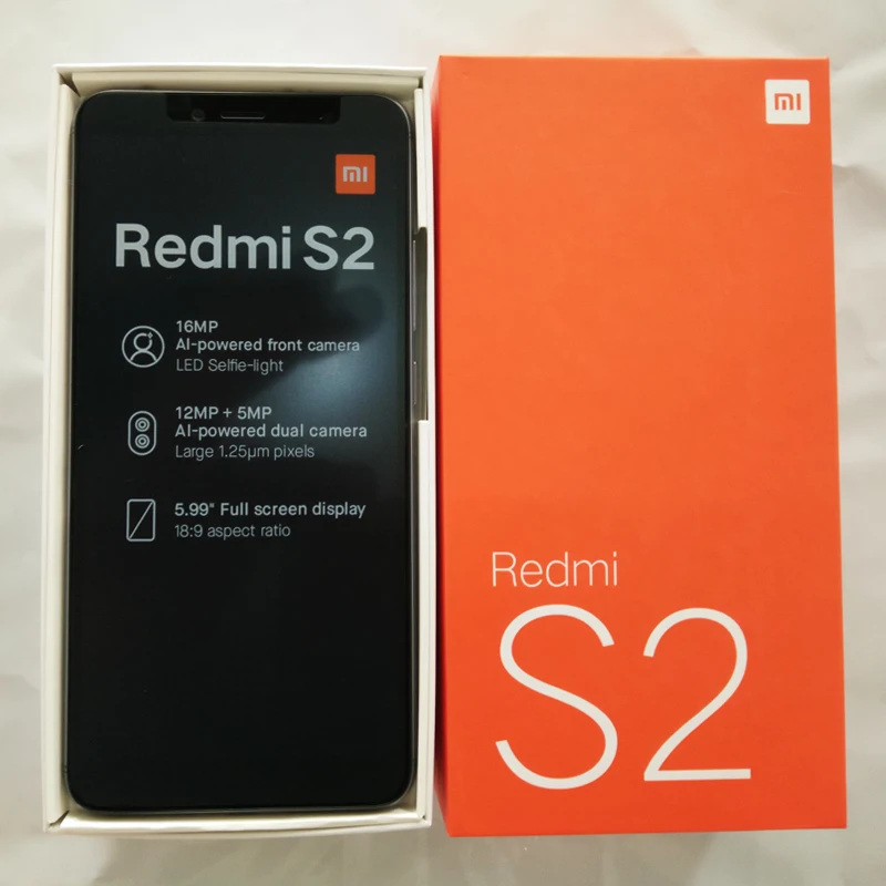 Глобальная версия Xiaomi Redmi S2 4 Гб 64 5 99 189 полный Экран Snapdragon 625 16MP AI селфи 12MP + 5MP