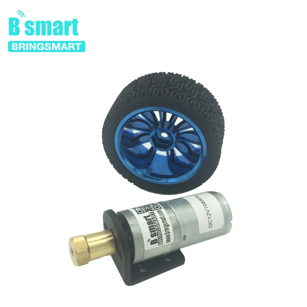 Bringsmart 370 12V электрический двигатель постоянного тока мотор-редуктор коробка передач, редукторный двигатель с малыми оборотами, двигатель постоянного тока с колесом высокий крутящий момент Набор «сделай сам» для автомобиля Применение