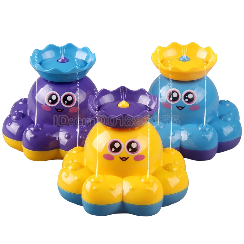 Распыление воды осьминог форма мультфильм детские игрушки для ванной