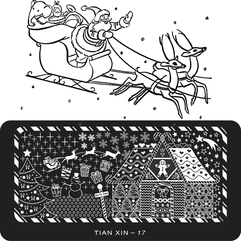 1 шт. пластины для 3D дизайна ногтей из нержавеющей стали|template tool|stamping templateimage plate |