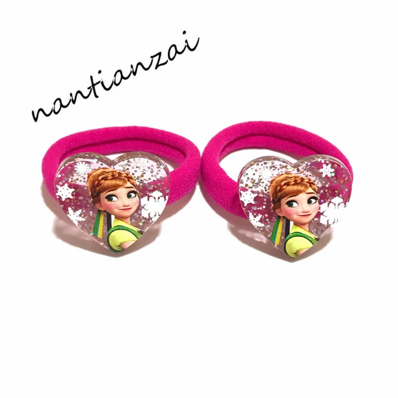 1 пара = 2 шт. девочки милые Мультяшные аксессуары для волос Эльза Анна Принцесса