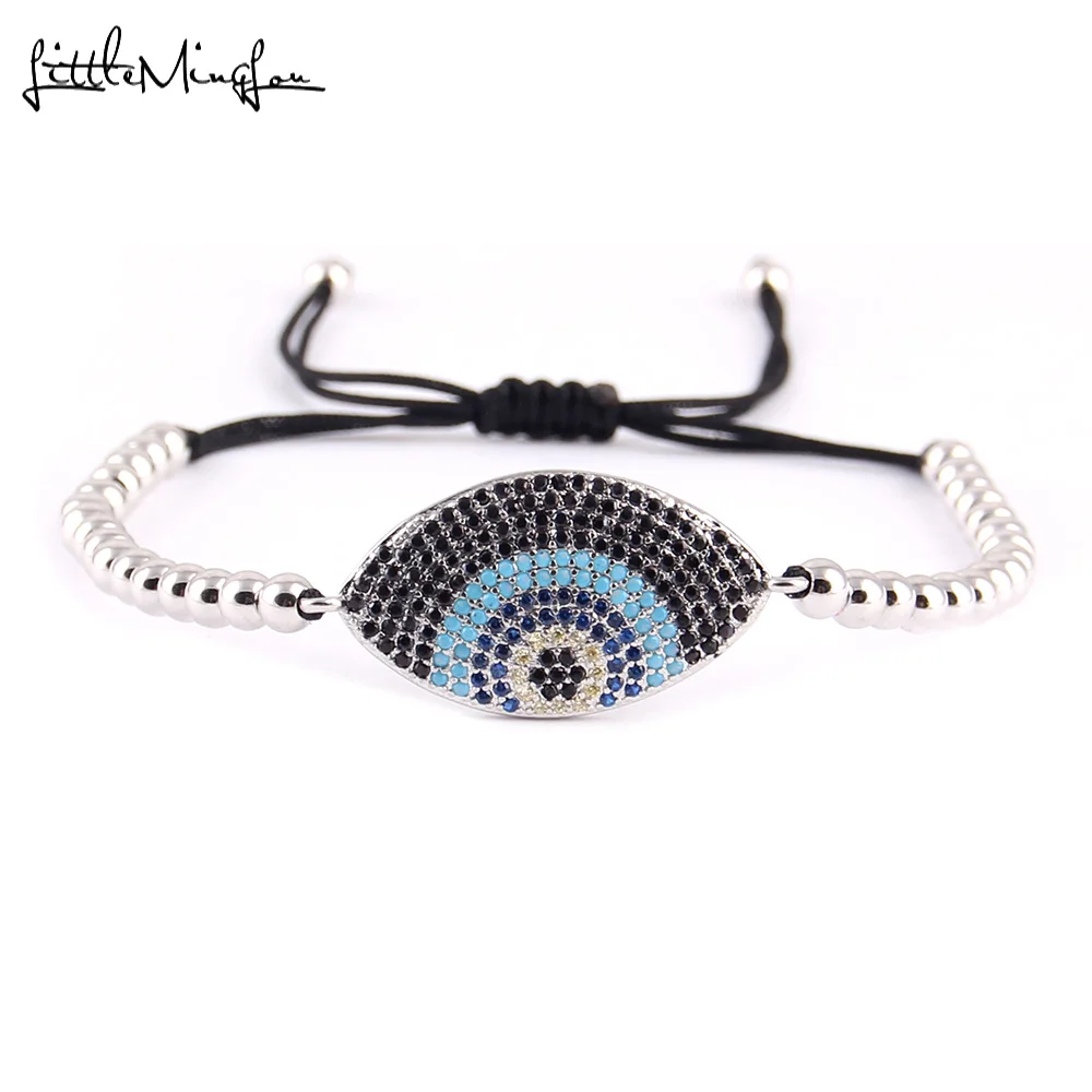 Роскошный женский браслет с круглыми бусинами 4 мм | Украшения и аксессуары