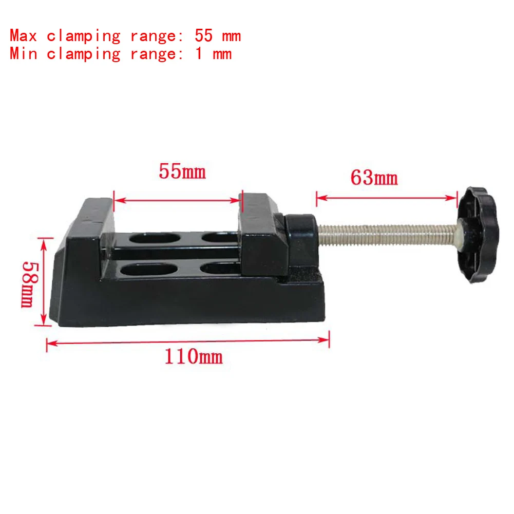 1 шт. мини тиски для дрели 55 мм|drill press vice|bench clampvise tool |