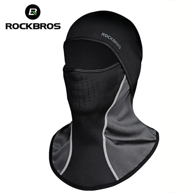 ROCKBROS зимние велосипедные шапочки флисовые изолированные ветрозащитные велосипедные маски лыжный скейтборд СПОРТИВНЫЙ РЫБОЛОВНЫЙ шарф Балаклава головные уборы